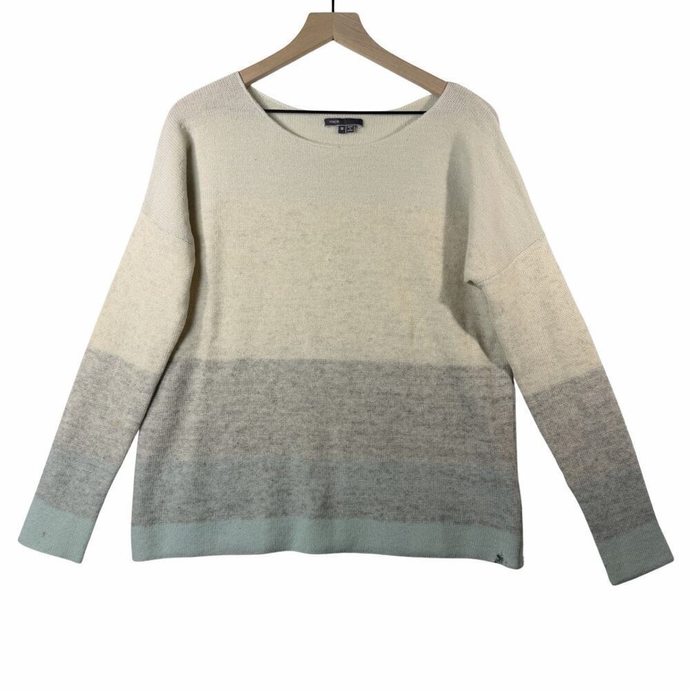 Vince Colorblock Sweater 100% Cashmere Women's size M